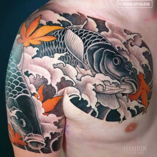 carpe 21 tatouage japonais