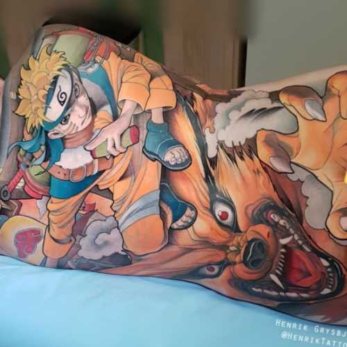 85 tatouage japonais naruto