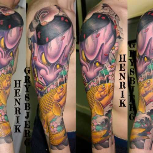 86 tatouage japonais hannya
