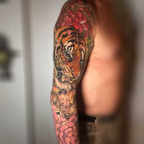 tigre tatouage japonais 16