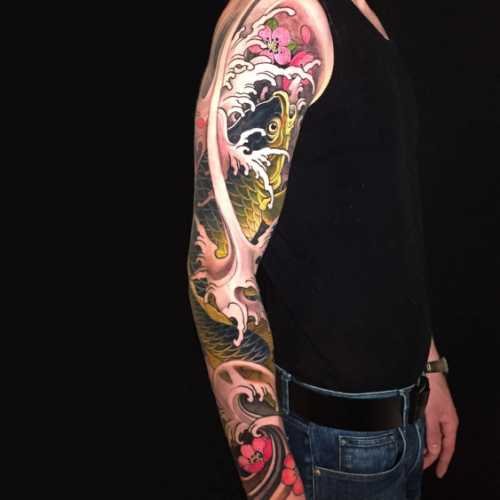 carpe 3 tatouage japonais