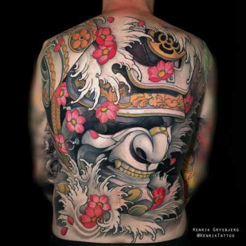 Tatouage japonais dos