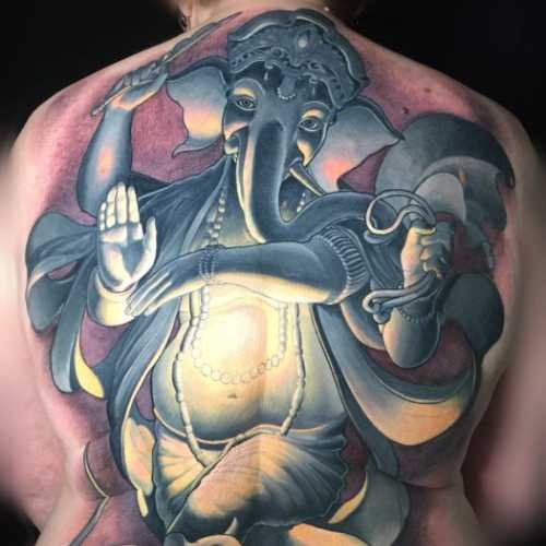 88 tatouage japonais ganesh